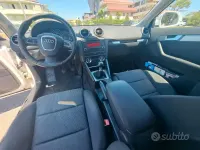 Usata Audi A3 Attraction 140 CV (102 kW) 2010 Bianco Utilitaria