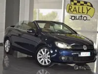 Usata VW Golf 105 CV (77 kW) 2011 Blu Cabrio