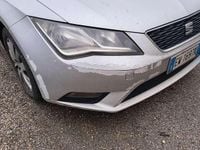 Usata Seat Leon Style 105 CV (77 kW) 2014 Argento Berlina