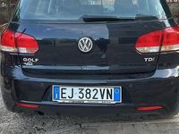 Usata VW Golf VI 105 CV (77 kW) 2011 Nero Utilitaria