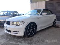 Usata BMW 120 Cabriolet Efficient Dynamics 177 CV (130 kW) 2009 Bianco Cabrio