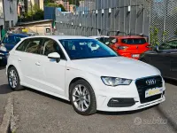 Usata Audi A3 S-Line 110 CV (80 kW) 2015 Bianco Berlina