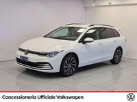 Usata VW Golf VIII Life 131 CV (96 kW) 2022 Bianco Station wagon
