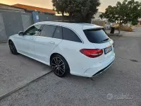 Usata Mercedes C220 170 CV (125 kW) 2017 Bianco Station wagon