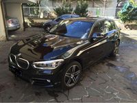 Usata BMW 118 Sport Line 150 CV (110 kW) 2015 Nero Utilitaria