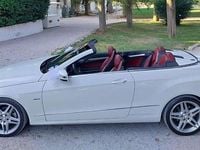 Usata Mercedes E220 Avantgarde 170 CV (125 kW) 2011 Bianco Cabrio
