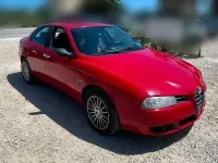 Usata Alfa Romeo 156 120 CV (88 kW) 2004 Rosso Berlina