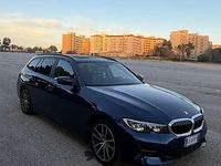 Usata BMW 318 Sport Line 150 CV (110 kW) 2020 Blu Station wagon