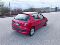 Usata Peugeot 206 60 CV (44 kW) 2010 Rosso Berlina