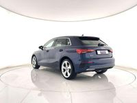 Usata Audi A3 Advanced 150 CV (110 kW) 2022 Blu metallizzato Berlina