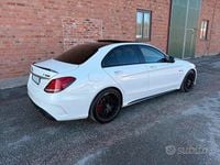 Usata Mercedes C63S AMG AMG 510 CV (375 kW) 2018 Bianco Berlina