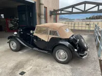 Usata MG TD 57 CV (41 kW) 1950 Nero Cabrio