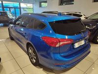 Usata Ford Focus ST-Line 120 CV (88 kW) 2019 Blu met medio Station wagon
