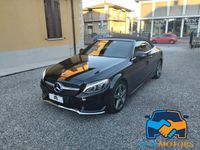 Usata Mercedes C180 AMG line 156 CV (114 kW) 2017 Nero Cabrio