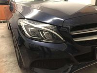 Usata Mercedes C200 136 CV (100 kW) 2017 Blu/azzurro Berlina