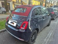 Usata Fiat 500 Lounge 85 CV (62 kW) 2012 Blu Cabrio