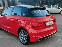 Usata Audi A1 S-Line 90 CV (66 kW) 2014 Rosso Utilitaria