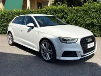 Usata Audi A3 S-Line 116 CV (85 kW) 2019 Bianco Berlina