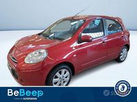 Usata Nissan Micra Acenta 98 CV (72 kW) 2011 Rosso metallizzato Utilitaria