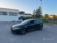 Usata Audi A3 170 CV (125 kW) 2007 Nero Utilitaria