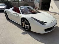 Usata Ferrari 458 570 CV (419 kW) 2012 Bianco Cabrio