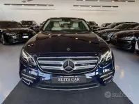 Usata Mercedes E220 Premium Plus 194 CV (142 kW) 2017 Blu Berlina