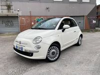 Usata Fiat 500 Lounge 75 CV (55 kW) 2009 Bianco Cabrio