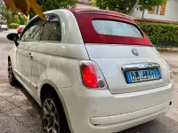 Usata Fiat 500 100 CV (73 kW) 2011 Bianco Cabrio