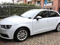 Usata Audi A3 Ambition 110 CV (80 kW) 2015 Bianco Berlina