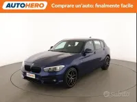 Usata BMW 116 Sport Line 116 CV (85 kW) 2018 Blu Utilitaria