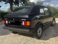 Usata VW Golf Cabriolet 50 CV (36 kW) 1983 Nero Cabrio