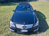 Usata Mercedes C250 Avantgarde 204 CV (150 kW) 2012 Nero Station wagon