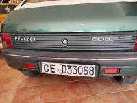 Usata Peugeot 205 Roland Garros 83 CV (61 kW) 1991 Verde Cabrio