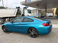 Usata BMW 420 Sport Line 190 CV (139 kW) 2018 Blu/azzurro Coupé