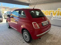 Usata Fiat 500 Lounge 69 CV (50 kW) 2009 Rosso Cabrio