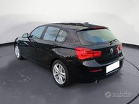 Usata BMW 116 Advantage 116 CV (85 kW) 2017 Nero Utilitaria