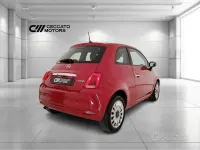 Usata Fiat 500 Lounge 70 CV (51 kW) 2020 Rosso Berlina