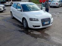 Usata Audi A3 Attraction 105 CV (77 kW) 2009 Bianco Utilitaria