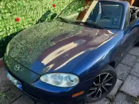 Usata Mazda MX5 110 CV (80 kW) 2002 Blu Cabrio