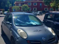 Usata Nissan Micra Visia 80 CV (58 kW) 2003 Grigio Utilitaria