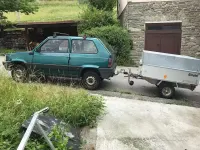 Usata Fiat Panda 4x4 50 CV (36 kW) 1992 Verde Utilitaria