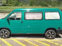 Usata VW T4 California 102 CV (75 kW) 1996 Verde Furgone