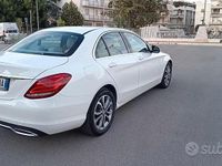 Usata Mercedes C220 170 CV (125 kW) 2017 Bianco Berlina