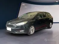Usata Ford Focus S 125 CV (91 kW) 2017 Nero Station wagon