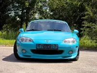 Usata Mazda MX5 110 CV (80 kW) 2002 Blu Cabrio