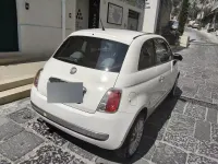 Usata Fiat 500 Lounge 69 CV (50 kW) 2009 Bianco Cabrio