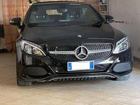 Usata Mercedes C220 170 CV (125 kW) 2018 Nero Cabrio