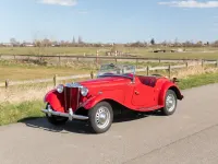 Usata MG TD 54 CV (39 kW) 1952 Rosso Cabrio