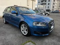 Usata Audi A3 105 CV (77 kW) 2009 Blu Utilitaria