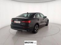 Usata Audi A3 Advanced 116 CV (85 kW) 2023 Nero mythos metallizzato Berlina